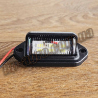 Універсальний LED ліхтар освітлення номерного знаку 12-24Вт