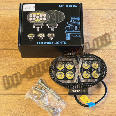Фара LED с поворотом(8 светодиодов)