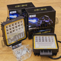 СВІТОДІОДНА LED ФАРА РОБОЧА 126W АНГЕЛЬСЬКЕ ОКО 50MM