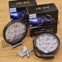 СВЕТОДИОДНАЯ LED КРУГЛАЯ ФАРА РОБОЧАЯ 48W 32MM (3 ВТ*14 ЛАМП) УЗКИЙ ЛУЧ
