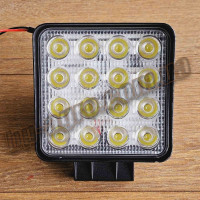 Фара LED 48Вт рабочего света квадратная дополнительная 16лед