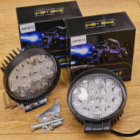 СВЕТОДИОДНАЯ LED КРУГЛАЯ ФАРА РОБОЧАЯ 48W 50MM (3 ВТ*14 ЛАМП) УЗКИЙ ЛУЧ