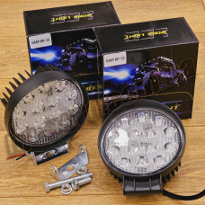 СВЕТОДИОДНАЯ LED КРУГЛАЯ ФАРА РОБОЧАЯ 48W 50MM (3 ВТ*14 ЛАМП) УЗКИЙ ЛУЧ